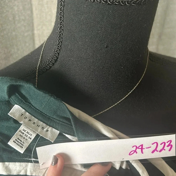 Striped Topshop Blouse - Picture 3 of 3